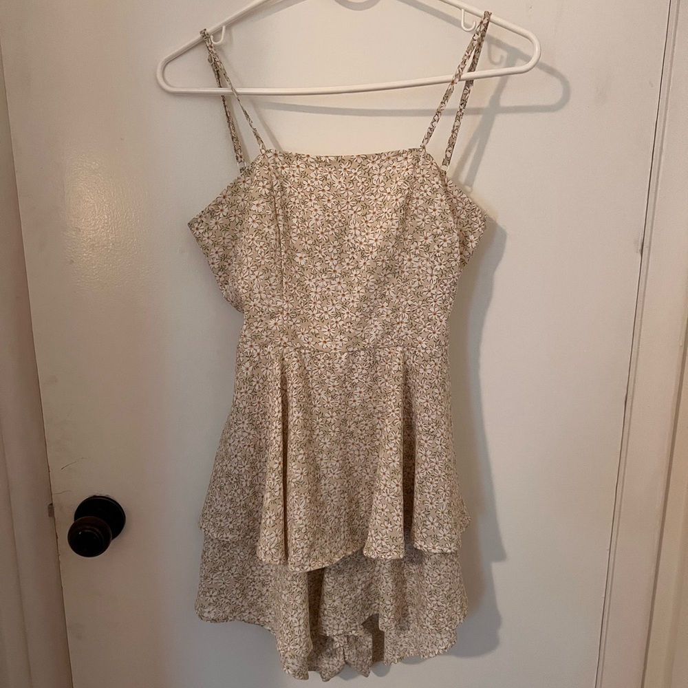 Floral Print Romper